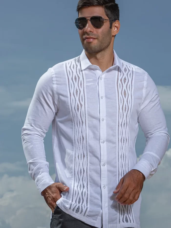 Guayabera y Camisa Artesanal Manga Larga