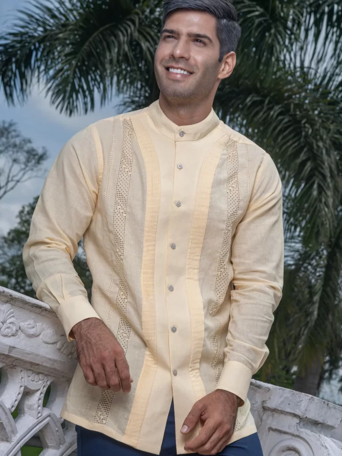 Camisa Guayabera Amarilla