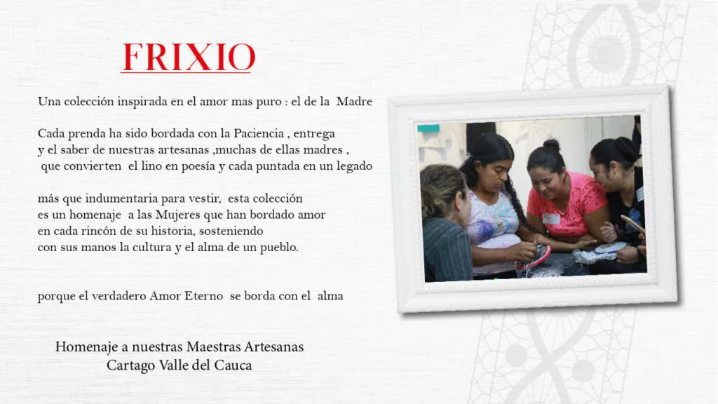Frixio ordados de cartago coleccion amor eterno amor puro